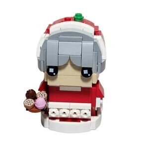 Lego Brickheadz Mrs. Claus Figure Built Incomplete 40274 Pre-owned